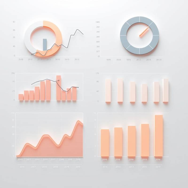 Charts and graphs representing investment data