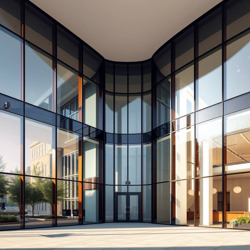 Modern office building